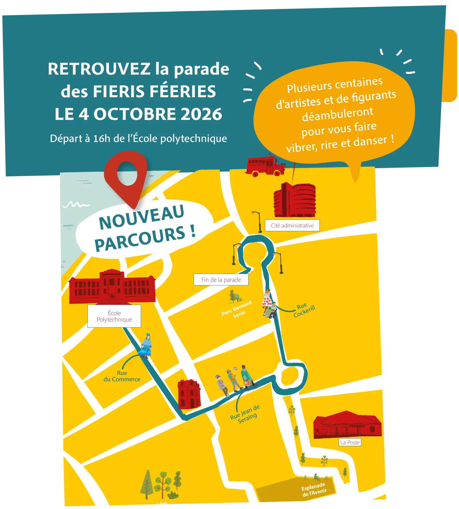 Plan de la parade
